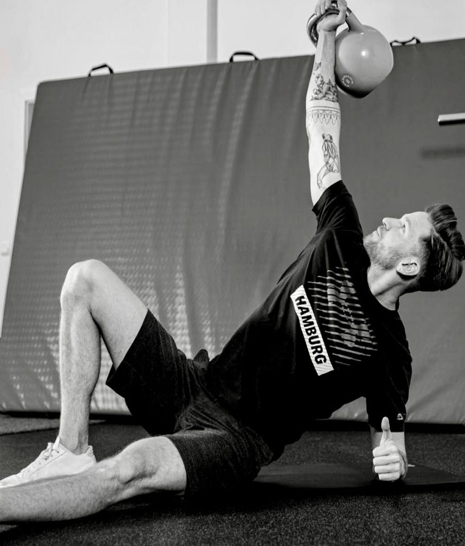 Konstantin Focke beim Online Training